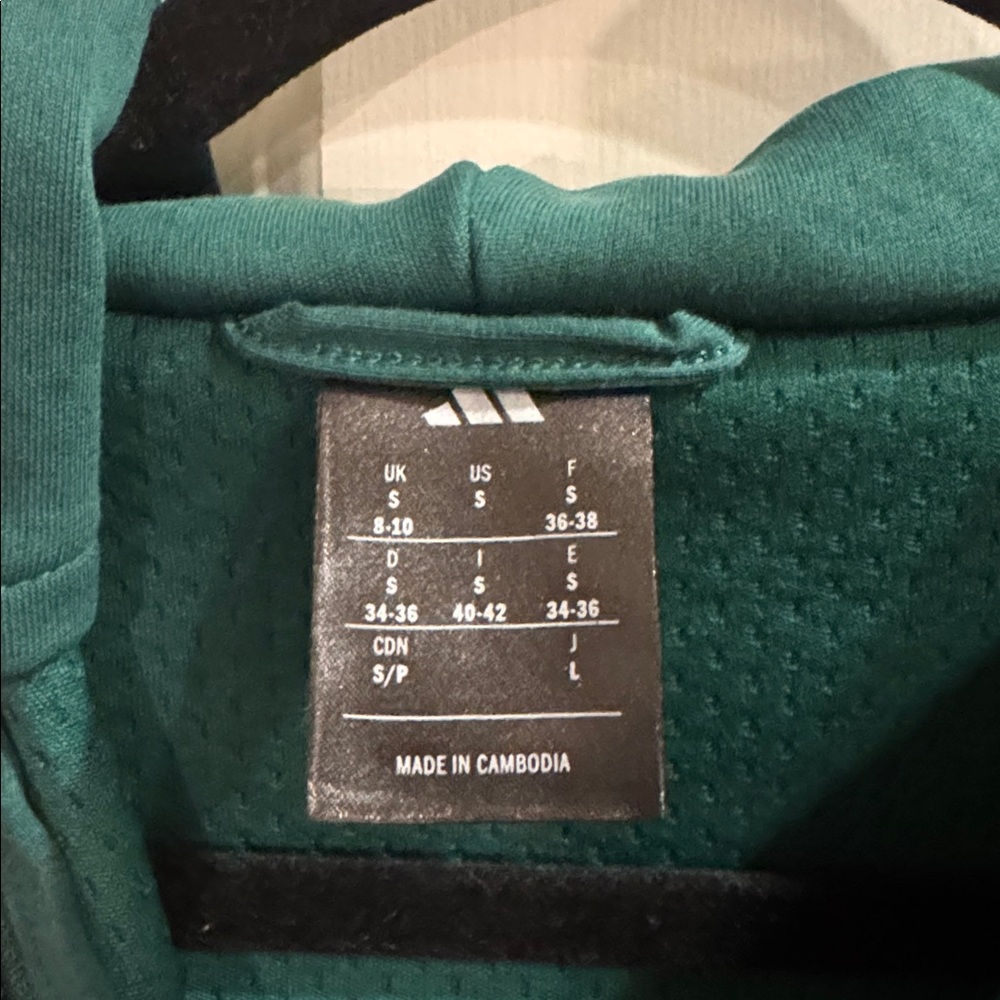 Adidas Z.N.E. Forest Green Zip-Up Hoodie - Picture 3 of 4